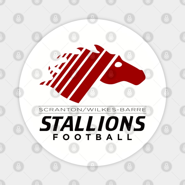 Scranton/Wilkes-Barre Stallions Magnet by Tee Arcade